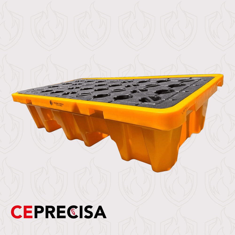 Tarima para Derrames 2 Tambos SPARTAN