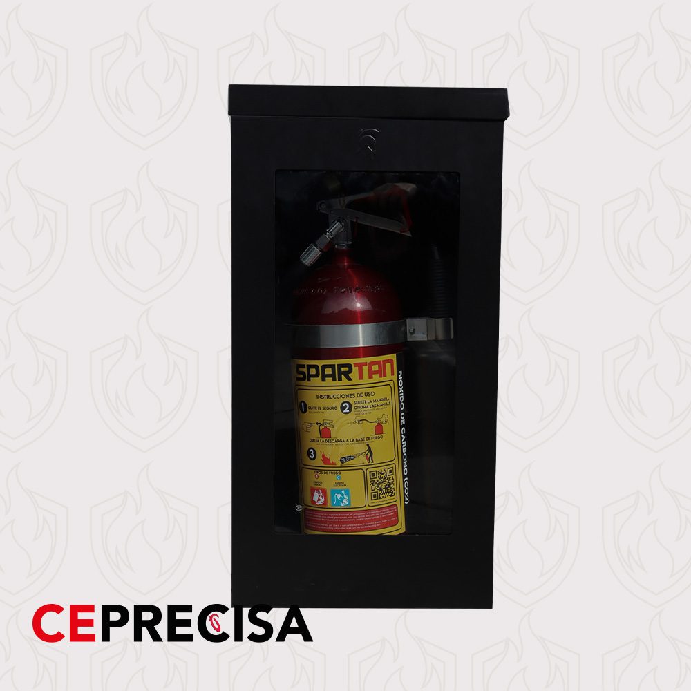 PortaExtintor Cenicero Grande Negro 10 Lbs