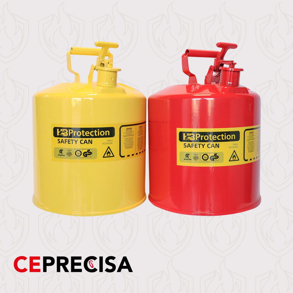 Recipiente de Seguridad 5 Galones Líquidos Inflamables SPARTAN