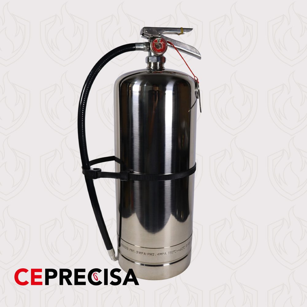 Kit Extintor vacío Acero Inoxidable 9