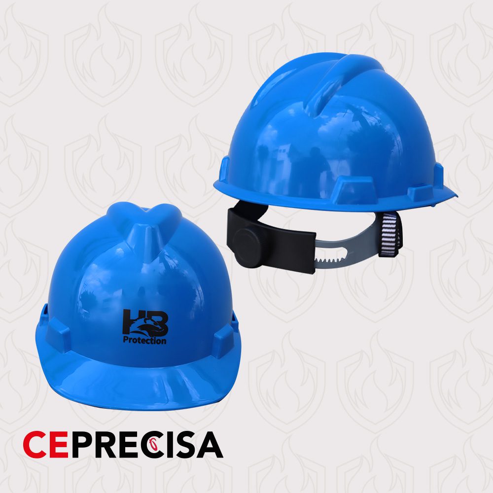 Casco con Matraca Azul HB