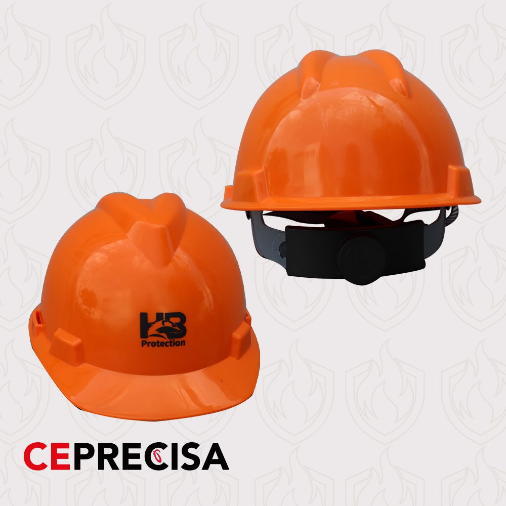 Casco con Matraca Naranja HB