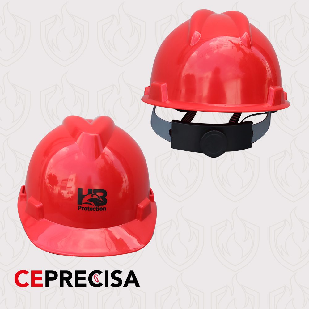 Casco con Matraca Rojo HB