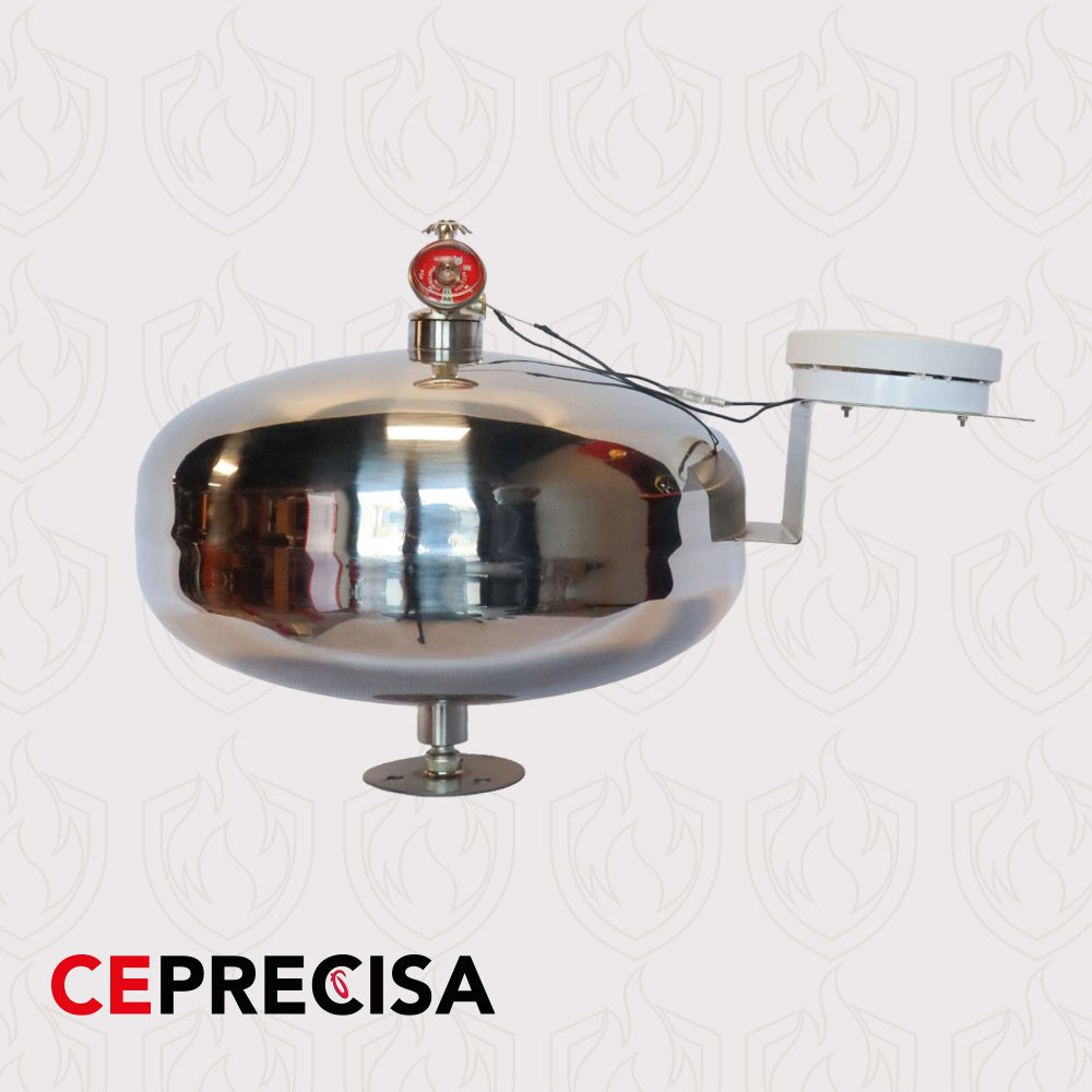 Extintor Automático de 6L en Acero Inoxidable 304