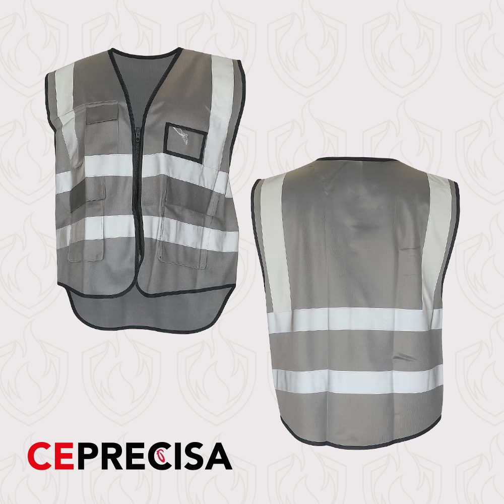 Chaleco de seguridad Reflector Gris