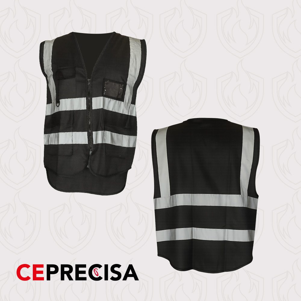 Chaleco de seguridad Reflector Negro