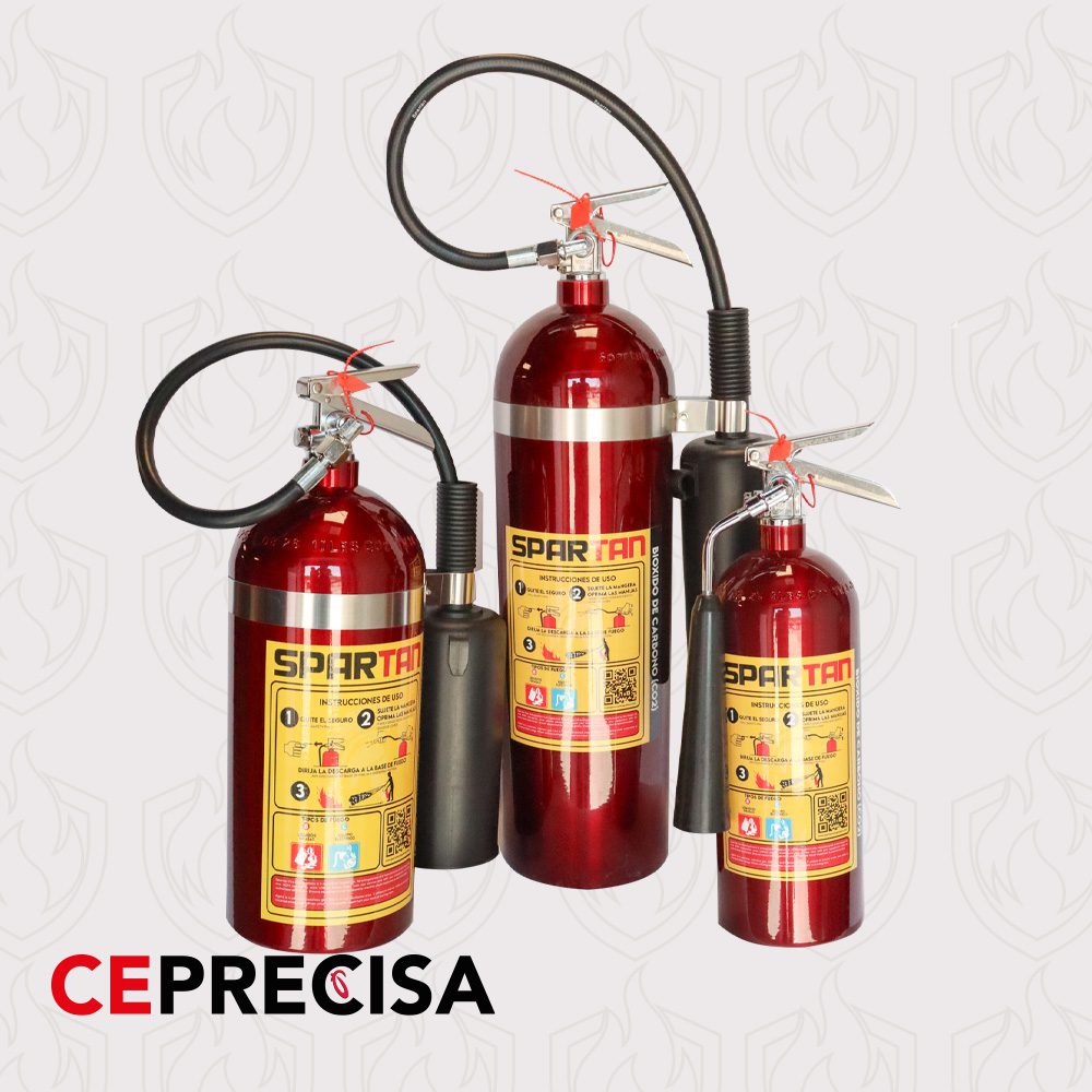 Extintor Portátil de CO₂ SPARTAN