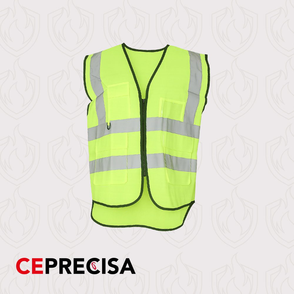 Chaleco de seguridad Reflector Verde Fosforescente