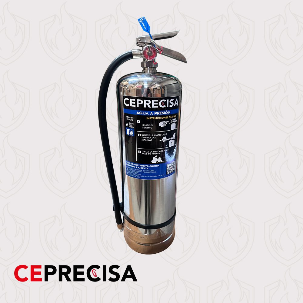 Extintor Portátil Agua Presurizada (H2O)