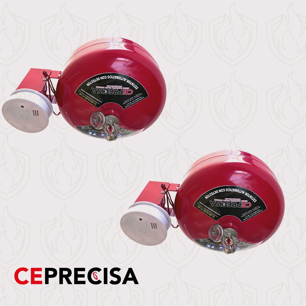 Extintor Automático 6.0 kg. Polvo Químico Seco